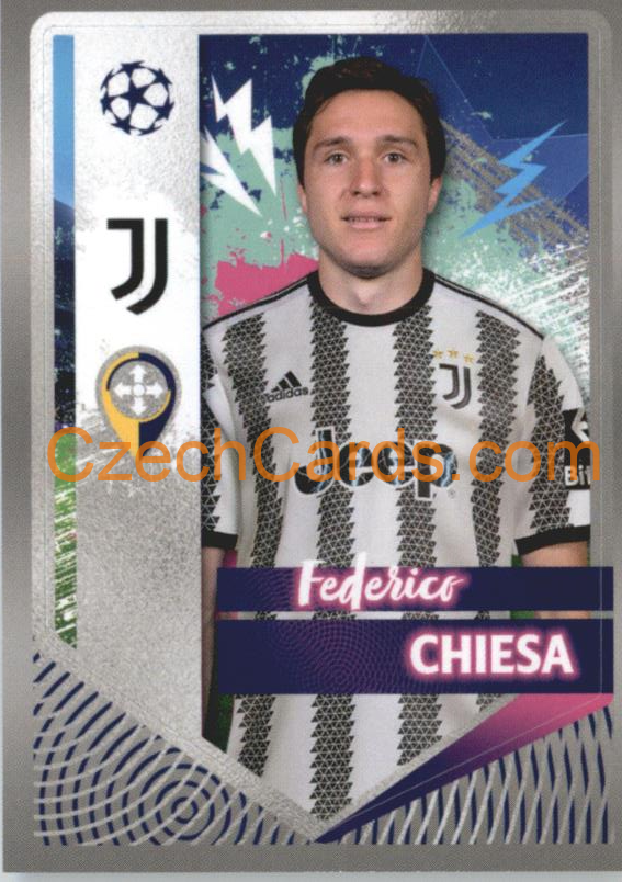 Federico Chiesa 2022/23 Topps UCL Sticker #291