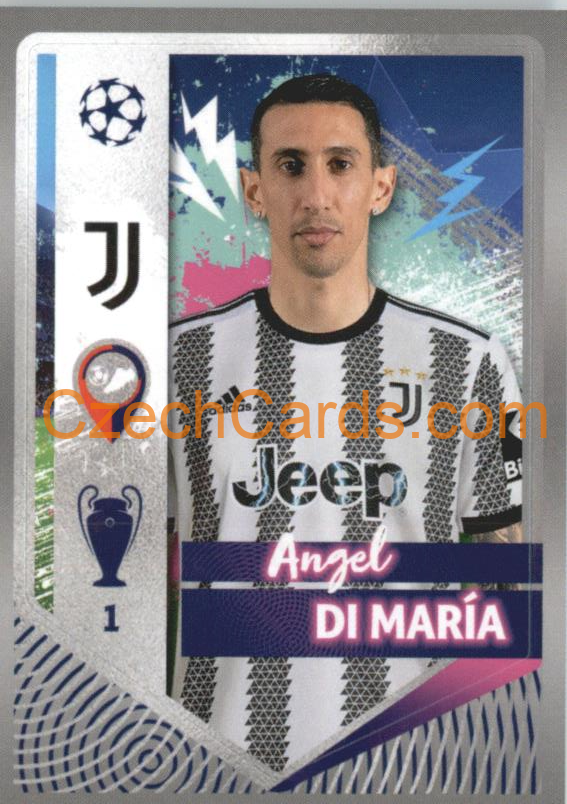 Ángel Di María 2022/23 Topps UCL Sticker #292