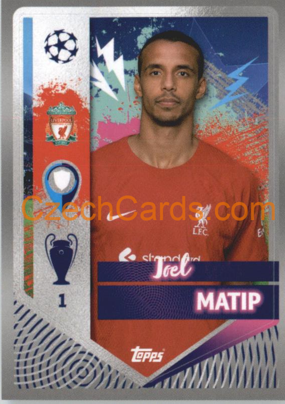 Joel Matip 2022/23 Topps UCL Sticker #300