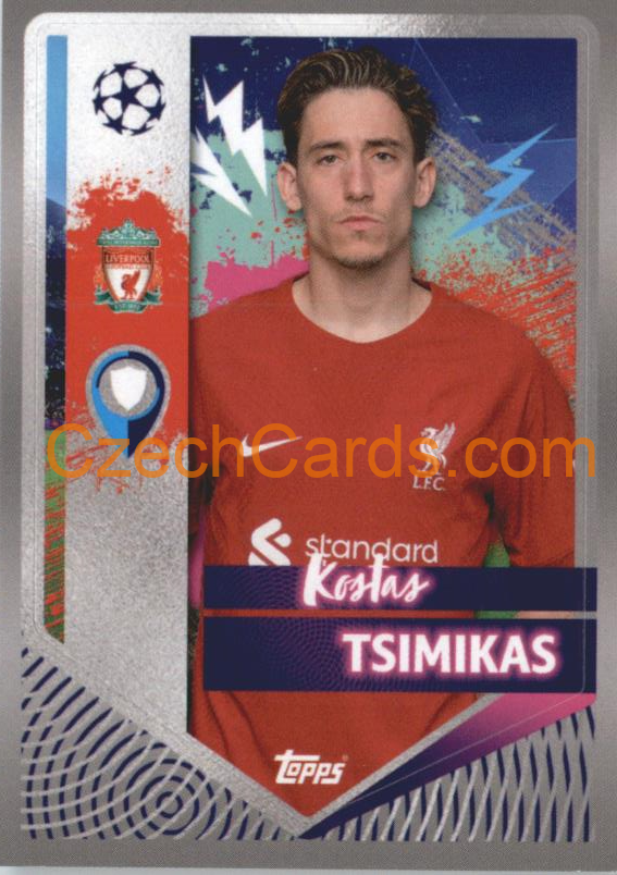 Kostas Tsimikas 2022/23 Topps UCL Sticker #301