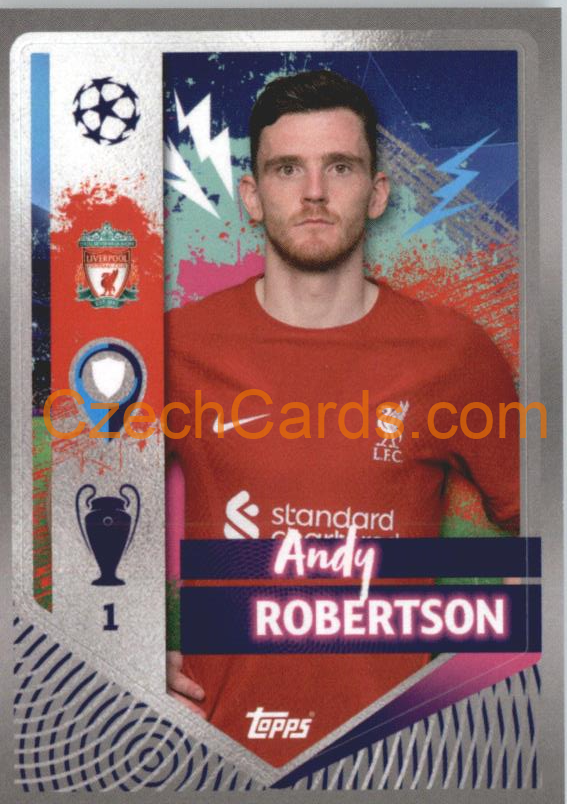 Andy Robertson 2022/23 Topps UCL Sticker #302