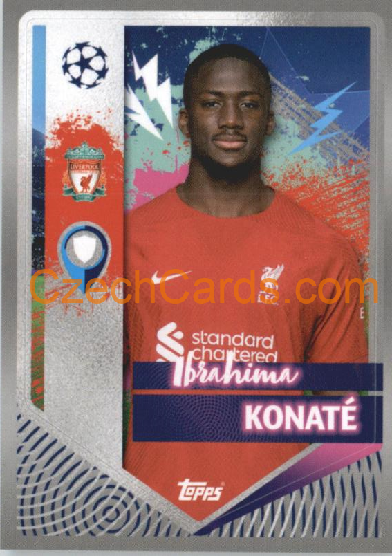 Ibrahima Konaté 2022/23 Topps UCL Sticker #303