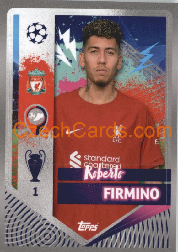 Roberto Firmino 2022/23 Topps UCL Sticker #310