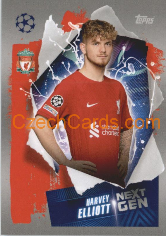 Harvey Elliott (Next Gen) 2022/23 Topps UCL Sticker #313