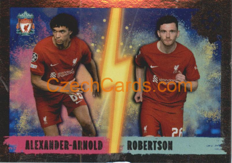 Trent Alexander-Arnold / Andrew Robertson 2022/23 Topps UCL Sticker foil #314
