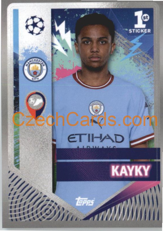Kayky (1st Sticker) 2022/23 Topps UCL Sticker #329
