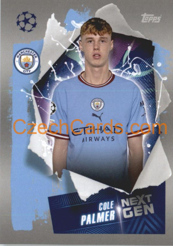 Cole Palmer (Next Gen) 2022/23 Topps UCL Sticker #331