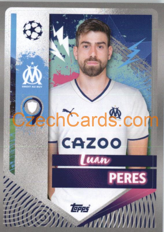 Luan Peres 2022/23 Topps UCL Sticker #338