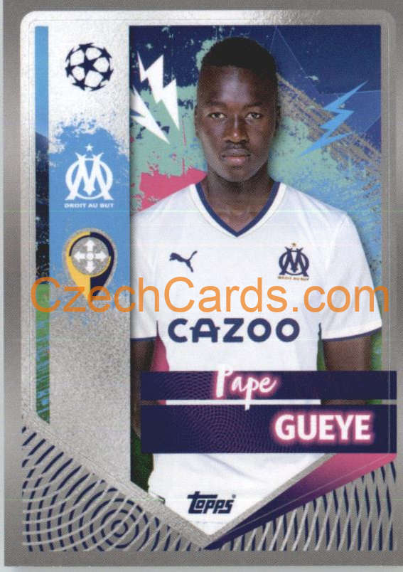 Pape Gueye 2022/23 Topps UCL Sticker #339