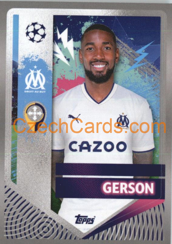 Gerson 2022/23 Topps UCL Sticker #340
