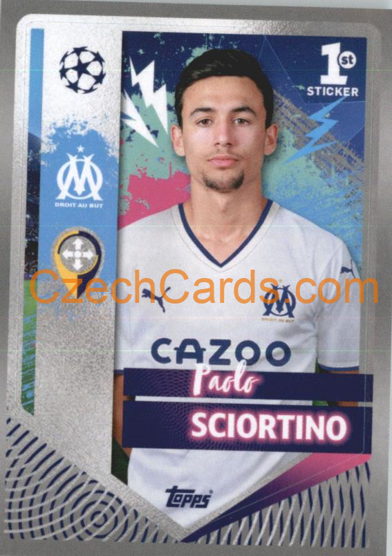 Paolo Sciortino (1st Sticker) 2022/23 Topps UCL Sticker #343