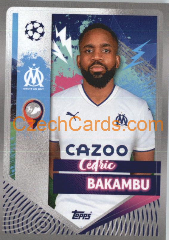 Cédric Bakambu 2022/23 Topps UCL Sticker #345