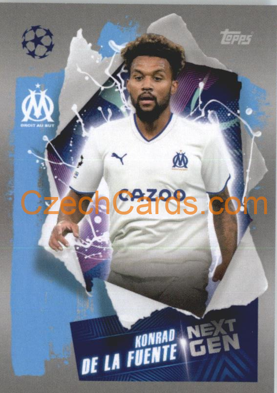 Konrad de la Fuente (Next Gen) 2022/23 Topps UCL Sticker #349
