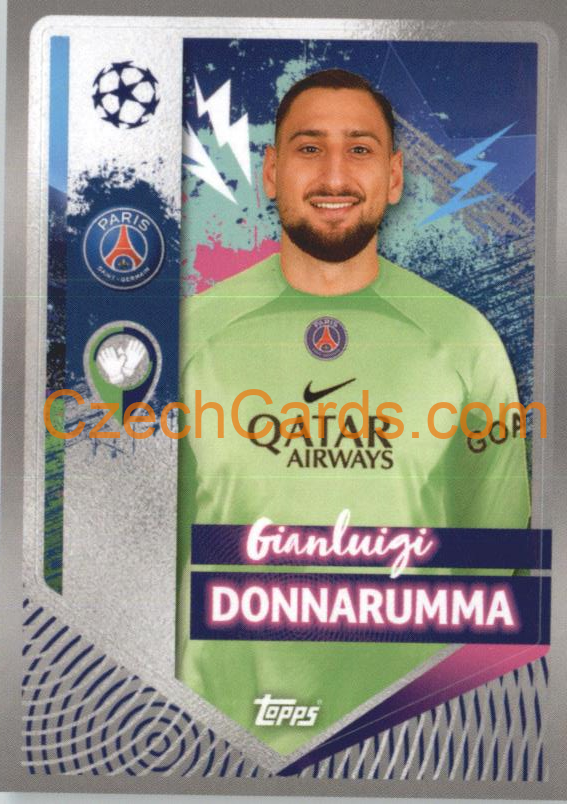 Gianluigi Donnarumma 2022/23 Topps UCL Sticker #351