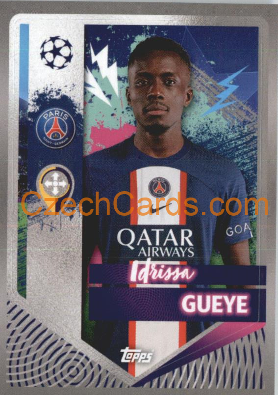 Idrissa Gueye 2022/23 Topps UCL Sticker #359
