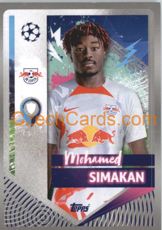 Mohamed Simakan 2022/23 Topps UCL Sticker #370