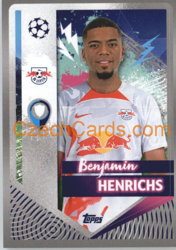 Benjamin Henrichs 2022/23 Topps UCL Sticker #371