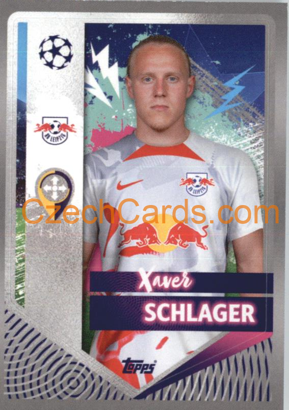 Xaver Schlager 2022/23 Topps UCL Sticker #376