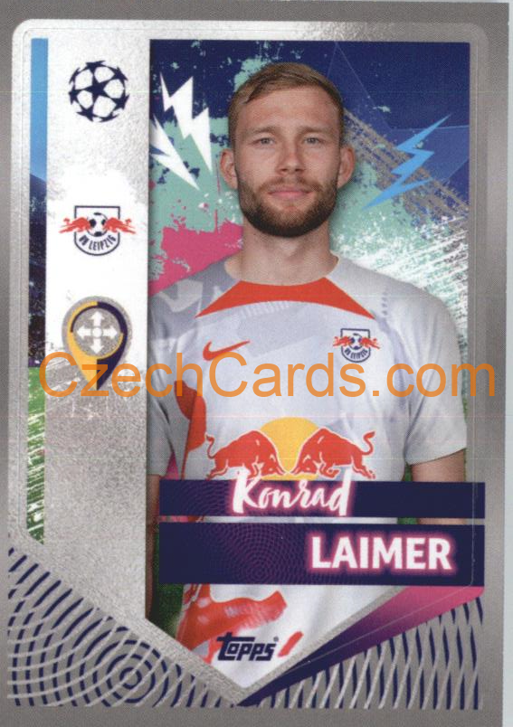 Konrad Laimer 2022/23 Topps UCL Sticker #378