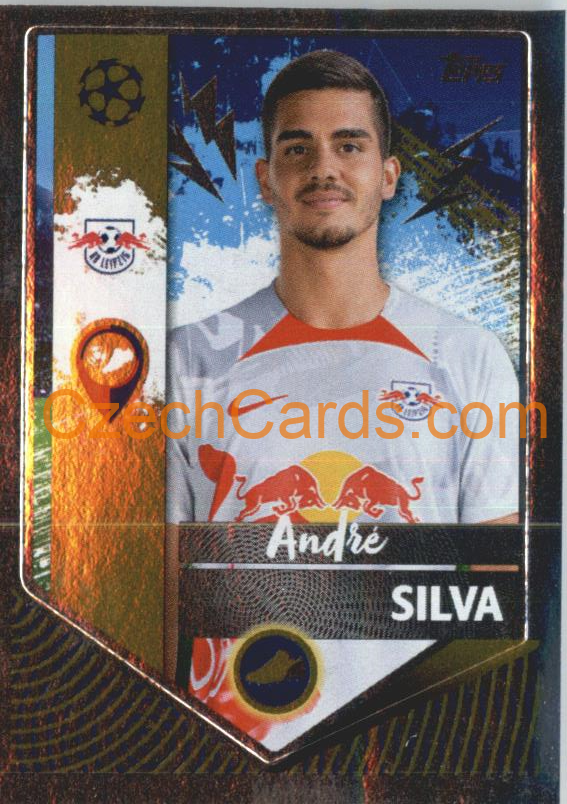 André Silva (Golden Goalscorer) 2022/23 Topps UCL Sticker foil #383