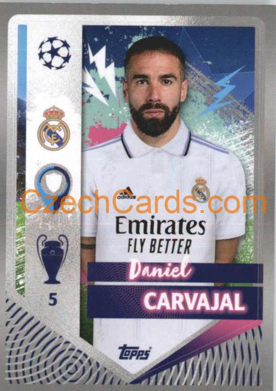 Daniel Carvajal 2022/23 Topps UCL Sticker #388