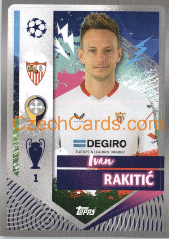 Ivan Rakitić 2022/23 Topps UCL Sticker #413