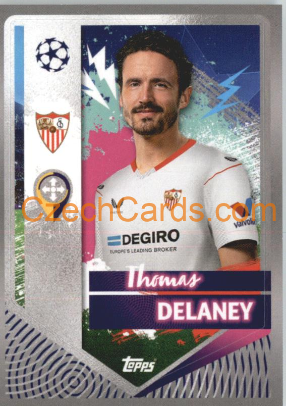 Thomas Delaney 2022/23 Topps UCL Sticker #416