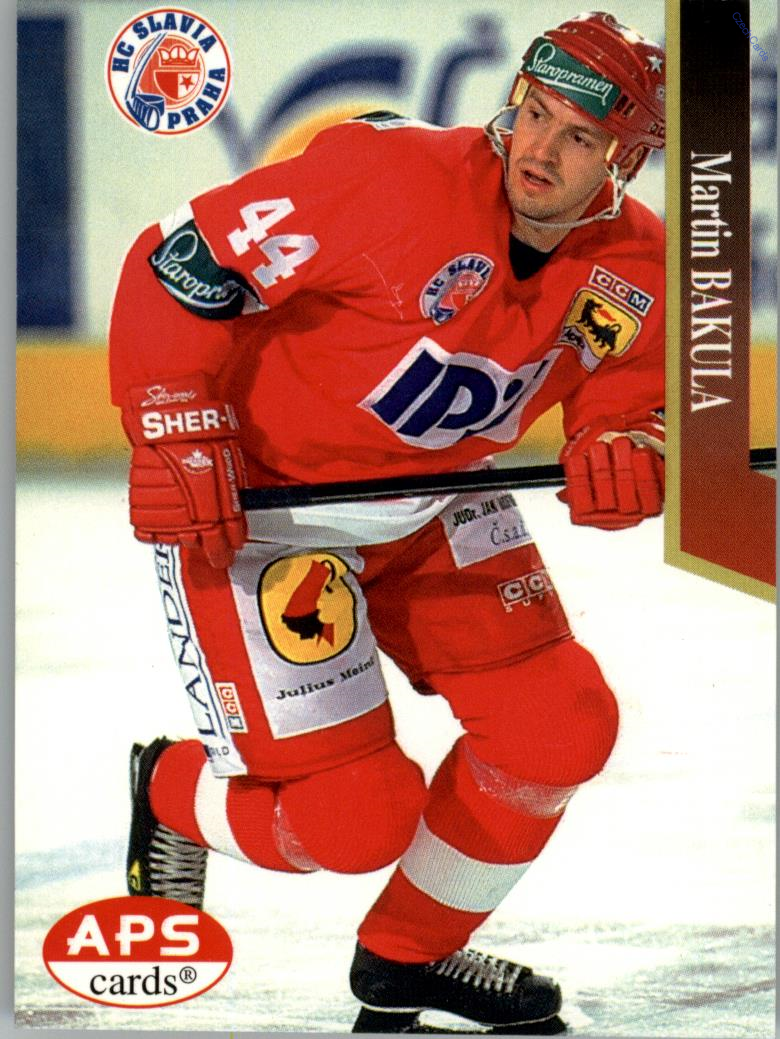 Martin Bakula APS 97/98 hokejová karta #154