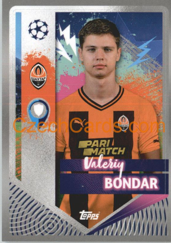 Valeriy Bondar 2022/23 Topps UCL Sticker #425
