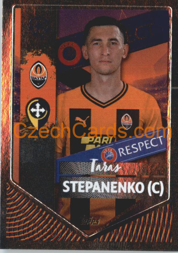 Taras Stepanenko (Captain) 2022/23 Topps UCL Sticker foil #432