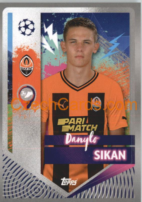 Danylo Sikan 2022/23 Topps UCL Sticker #436