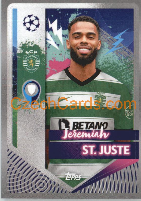 Jeremiah St. Juste 2022/23 Topps UCL Sticker #443