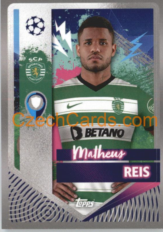 Matheus Reis 2022/23 Topps UCL Sticker #445