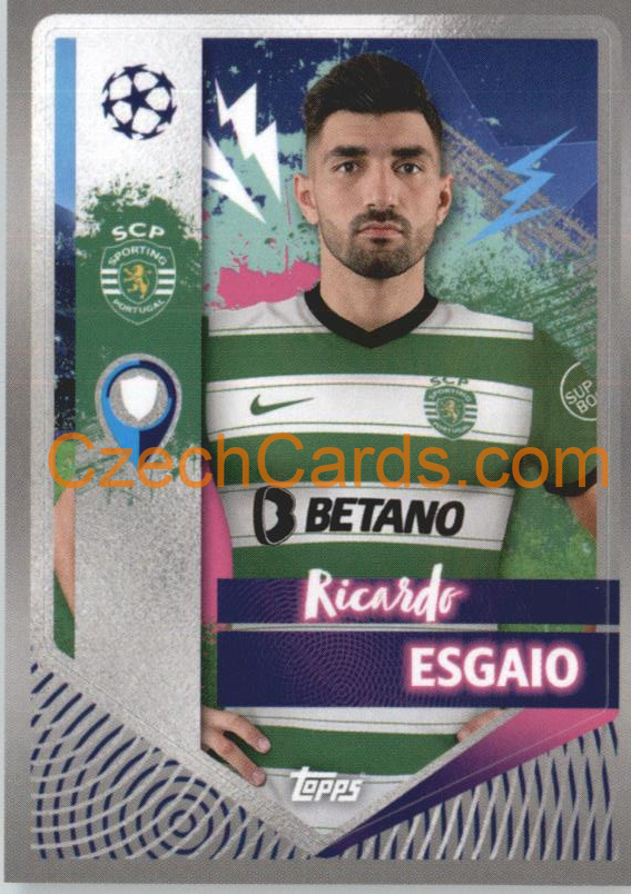 Ricardo Esgaio 2022/23 Topps UCL Sticker #447