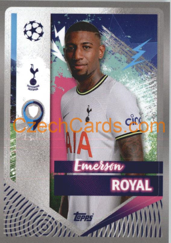 Emerson Royal 2022/23 Topps UCL Sticker #460