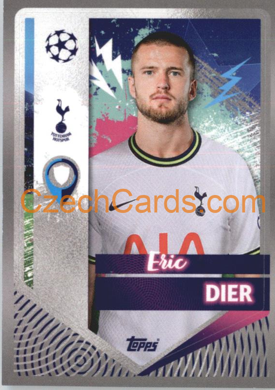 Eric Dier 2022/23 Topps UCL Sticker #462