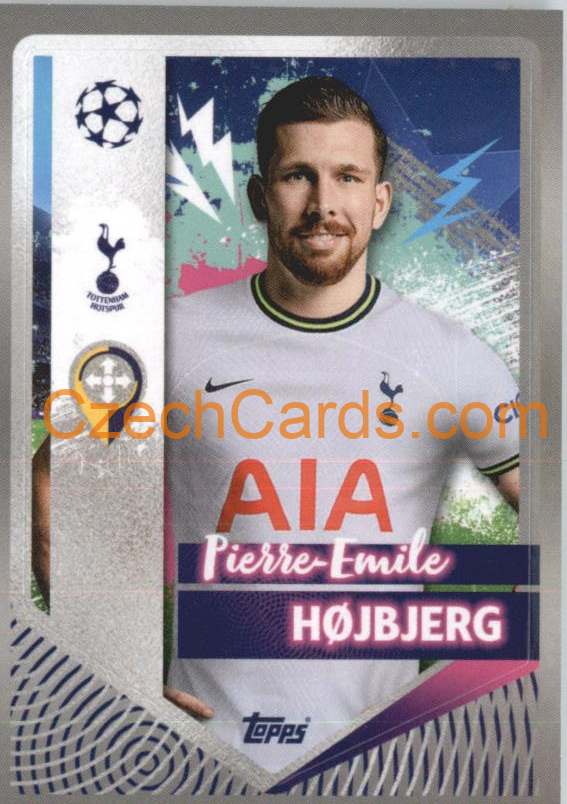 Pierre-Emile Højbjerg 2022/23 Topps UCL Sticker #470