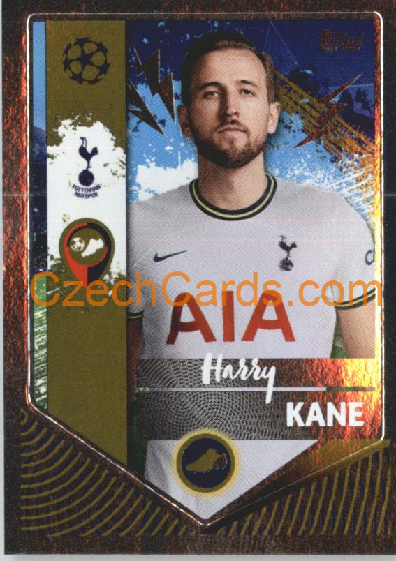 Harry Kane (Golden Goalscorer) 2022/23 Topps UCL Sticker #471