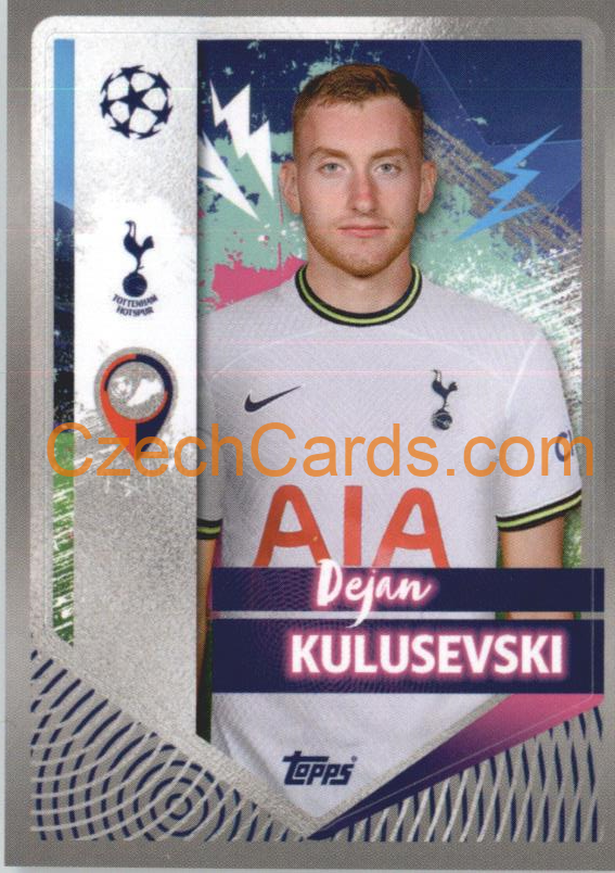 Dejan Kulusevski 2022/23 Topps UCL Sticker #473