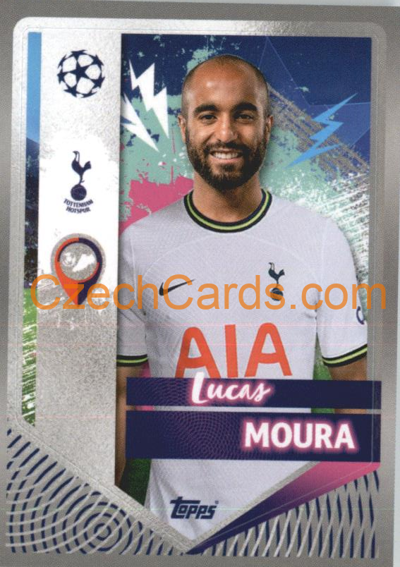 Lucas Moura 2022/23 Topps UCL Sticker #474