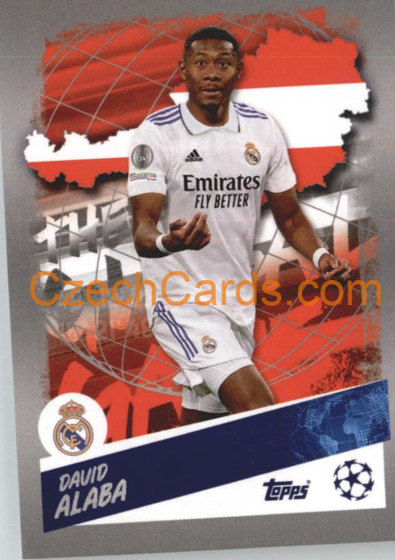 David Alaba (Austria) 2022/23 Topps UCL Sticker #479