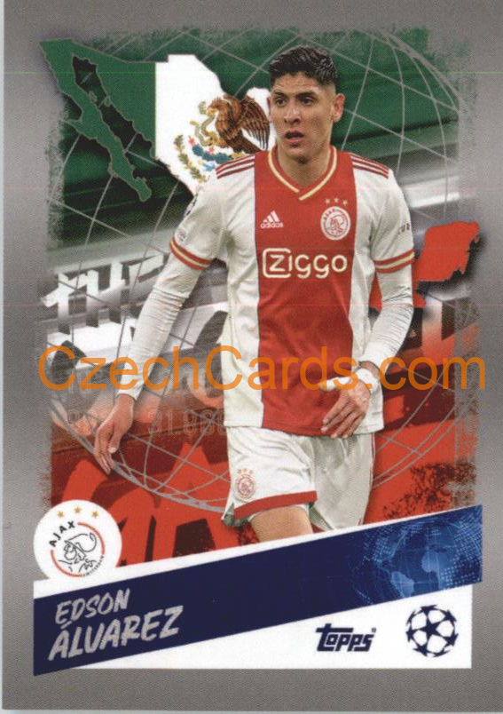 Edson Álvarez (Mexico) 2022/23 Topps UCL Sticker #483