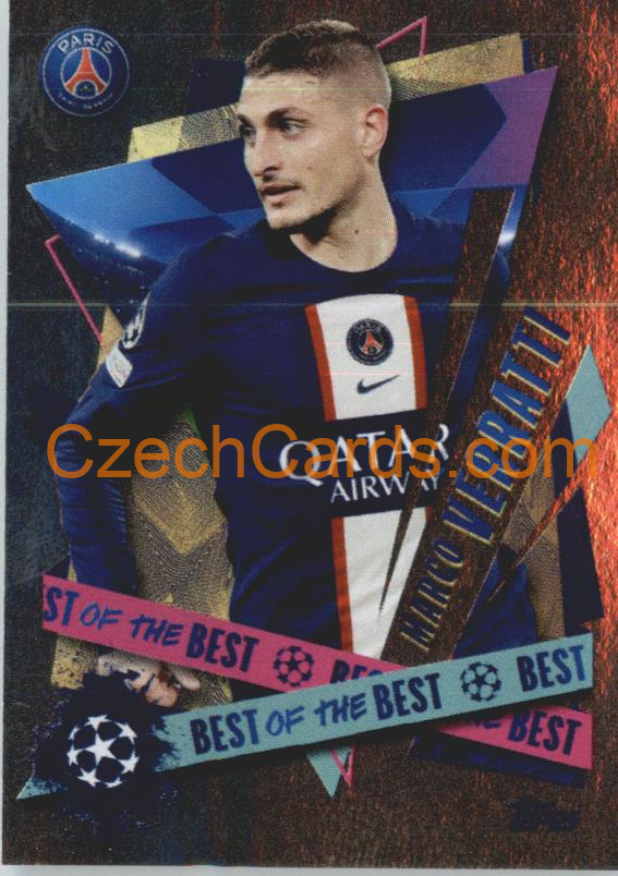 Marco Verrati 2022/23 Topps UCL Sticker Best of the Best foil #498