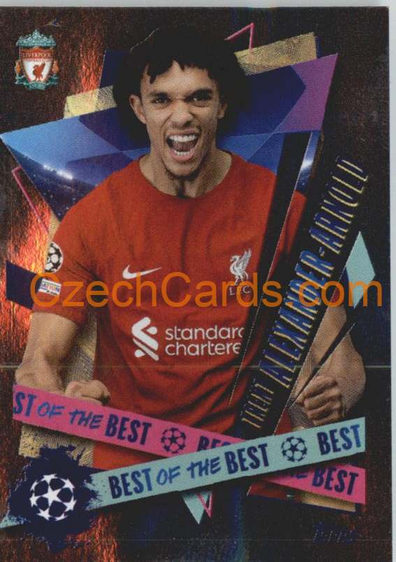 Trent Alexander-Arnold 2022/23 Topps UCL Sticker Best of the Best foil #503
