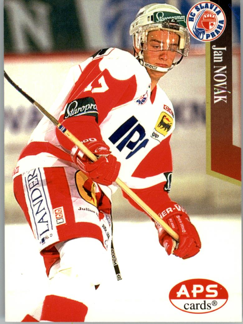 Jan Novák APS 97/98 hokejová karta #156