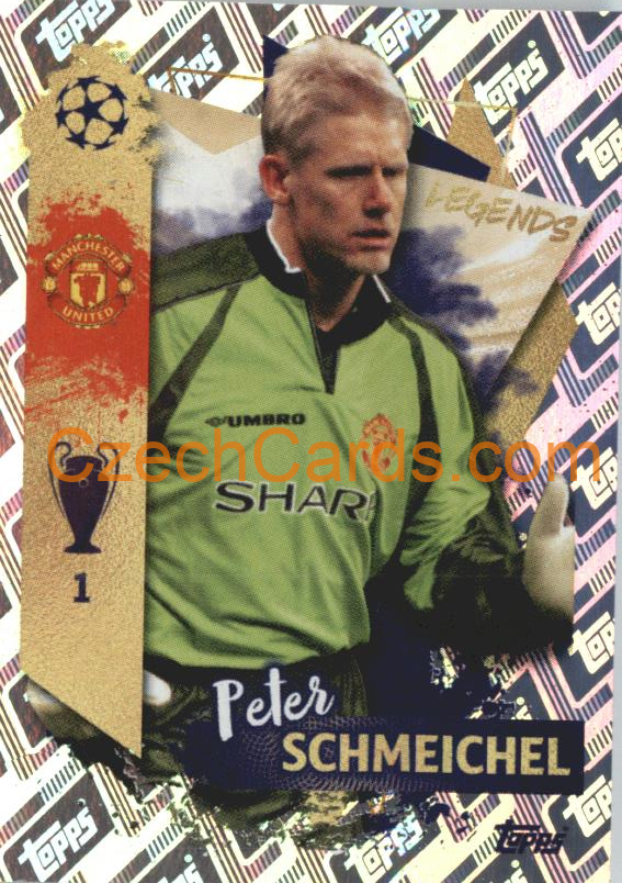 Peter Schmeichel 2022/23 Topps UCL Sticker UCL Legends  foil #527