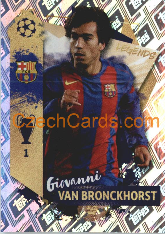 Giovanni van Bronckhors 2022/23 Topps UCL Sticker UCL Legends foil #528