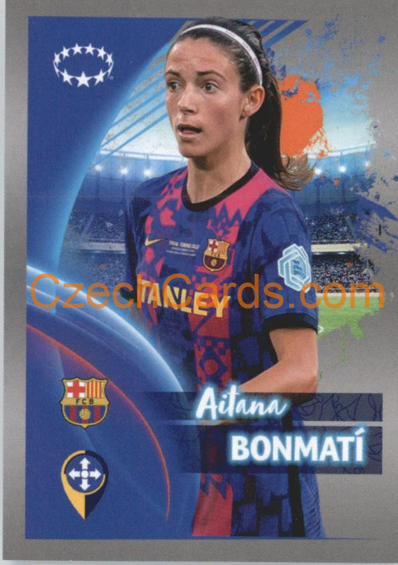 Aitana Bonmatí 2022/23 Topps UCL Sticker #543