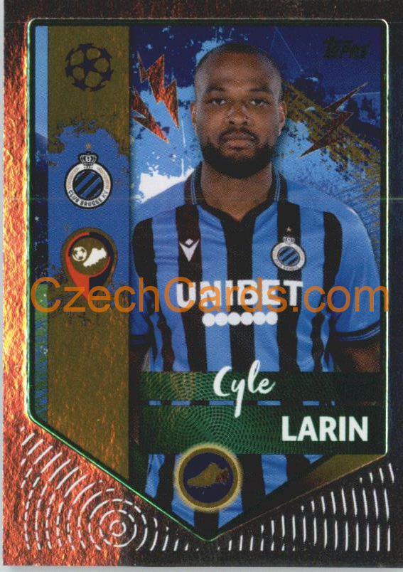 Cyle Larin (Golden Goalscorer) 2022/23 Topps UCL Sticker foil GREEN  #167