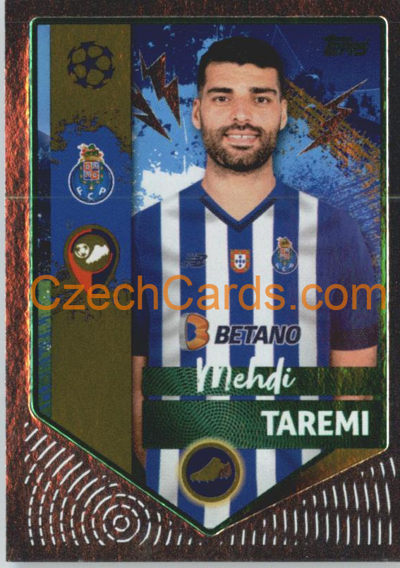Mehdi Taremi (Golden Goalscorer) 2022/23 Topps UCL Sticker foil GREEN  #256